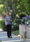 Minka Kelly - walking in west Hollywood